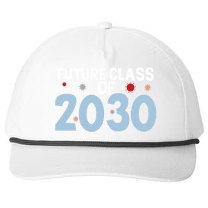 Future Class Of 2030 Cute 4Th Grade Gift Snapback Five-Panel Rope Hat