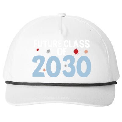 Future Class Of 2030 Cute 4Th Grade Gift Snapback Five-Panel Rope Hat