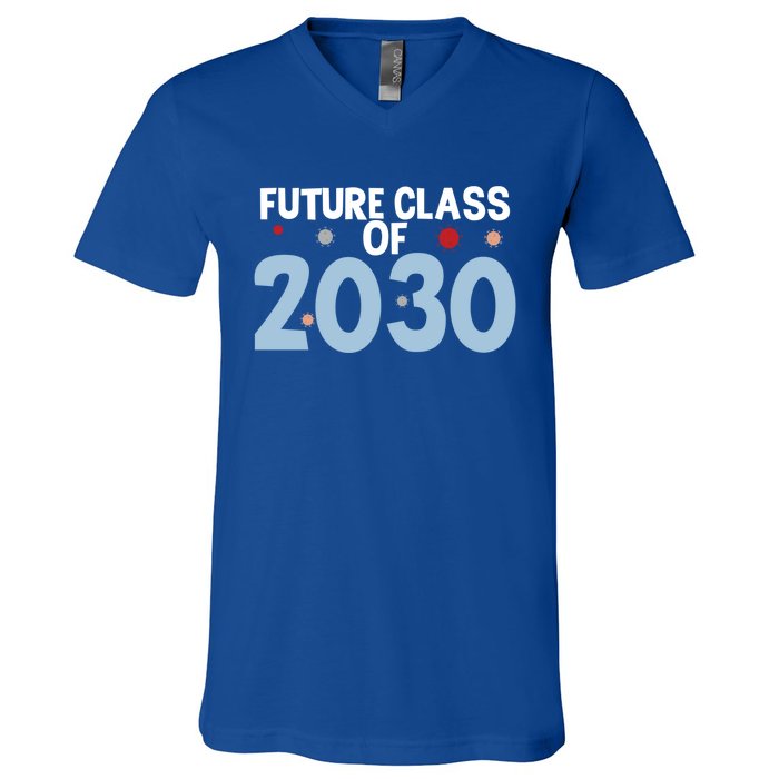 Future Class Of 2030 Cute 4Th Grade Gift V-Neck T-Shirt