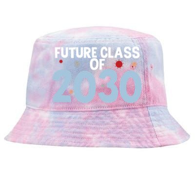 Future Class Of 2030 Cute 4Th Grade Gift Tie-Dyed Bucket Hat