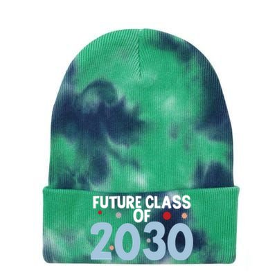 Future Class Of 2030 Cute 4Th Grade Gift Tie Dye 12in Knit Beanie