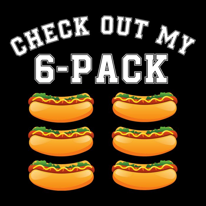 Funny Check Out My 6 Pack Hotdog Gym Lovers Funny Hot Dog Lovers City Backpack