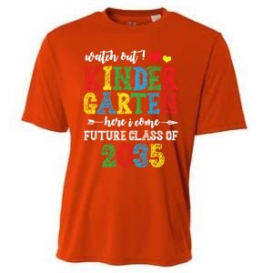 Funny Class Of 2035 Watch Out Kindergarten Here I Come Meaningful Gift Cooling Performance Crew T-Shirt