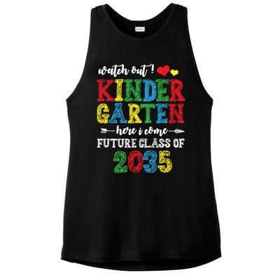 Funny Class Of 2035 Watch Out Kindergarten Here I Come Meaningful Gift Ladies PosiCharge Tri-Blend Wicking Tank