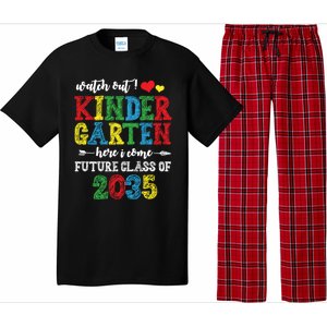 Funny Class Of 2035 Watch Out Kindergarten Here I Come Meaningful Gift Pajama Set