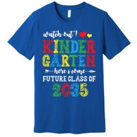 Funny Class Of 2035 Watch Out Kindergarten Here I Come Meaningful Gift Premium T-Shirt