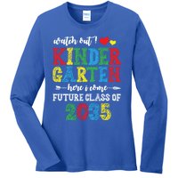 Funny Class Of 2035 Watch Out Kindergarten Here I Come Meaningful Gift Ladies Long Sleeve Shirt