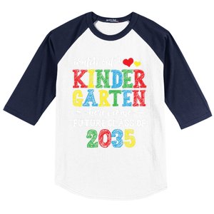 Funny Class Of 2035 Watch Out Kindergarten Here I Come Meaningful Gift Baseball Sleeve Shirt