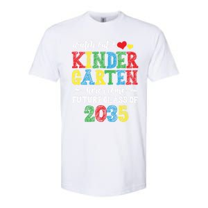 Funny Class Of 2035 Watch Out Kindergarten Here I Come Meaningful Gift Softstyle CVC T-Shirt