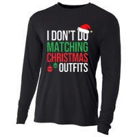 Family Christmas Pajamas I Dont Do Matching Christmas Outfit  Cooling Performance Long Sleeve Crew