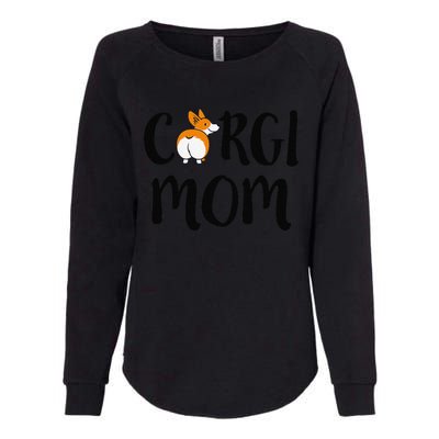 Funny Corgi Pet Owner Outfit Women Corgi Mom Womens California Wash Sweatshirt