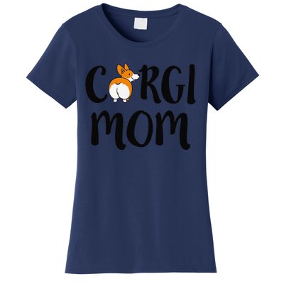 Funny Corgi Pet Owner Outfit Women Corgi Mom Women's T-Shirt