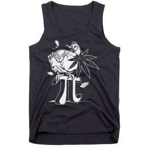 Funny Chicken Pot Pie Pi Lovers Day Humorous Adult Joke Tank Top