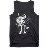 Funny Chicken Pot Pie Pi Lovers Day Humorous Adult Joke Tank Top