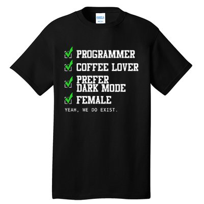 Funny Computer Programmer Software Developer For Women Tall T-Shirt