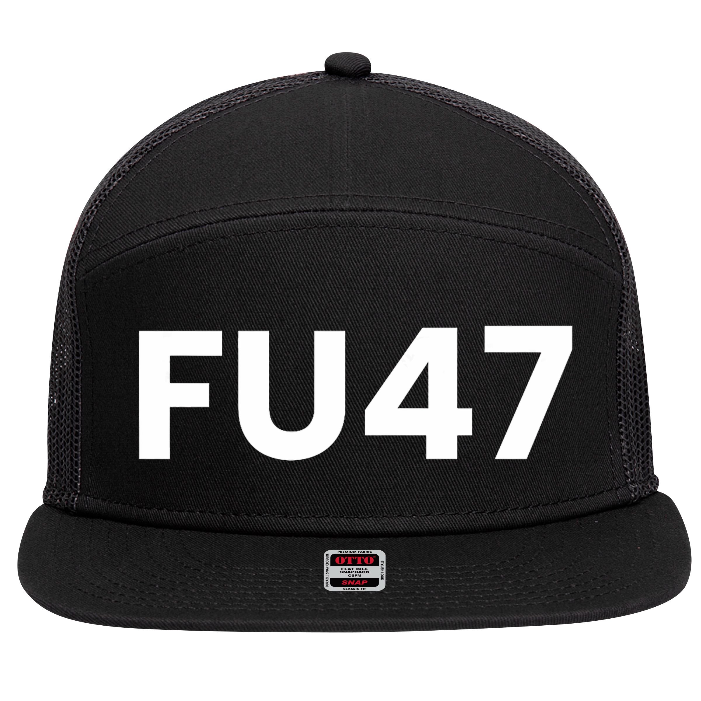 Fu47 Comedy Parody 7 Panel Mesh Trucker Snapback Hat