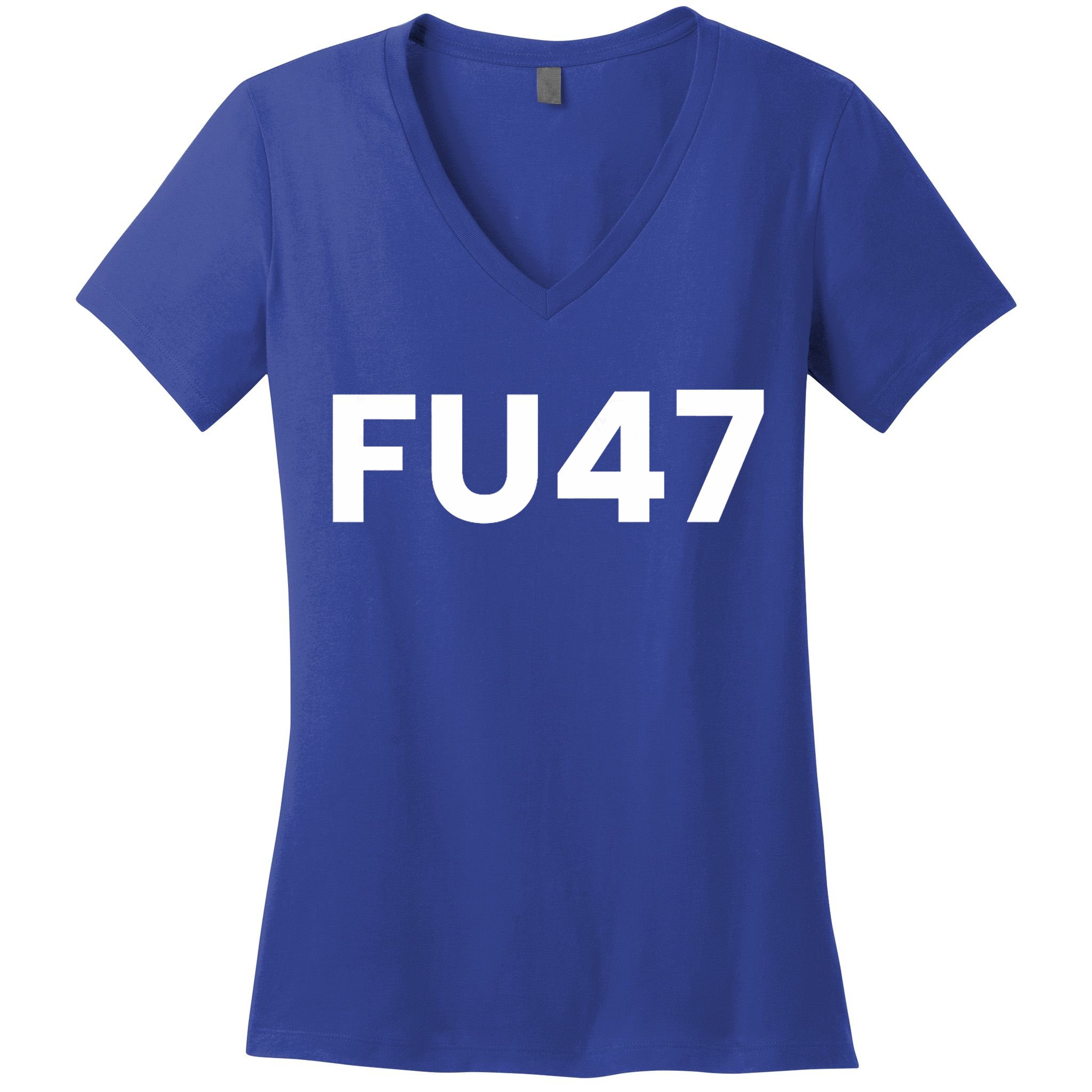 Fu47 Comedy Parody Women's V-Neck T-Shirt