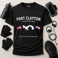 Fort Clayton Panama Canal Zone Cooling Performance Crew T-Shirt