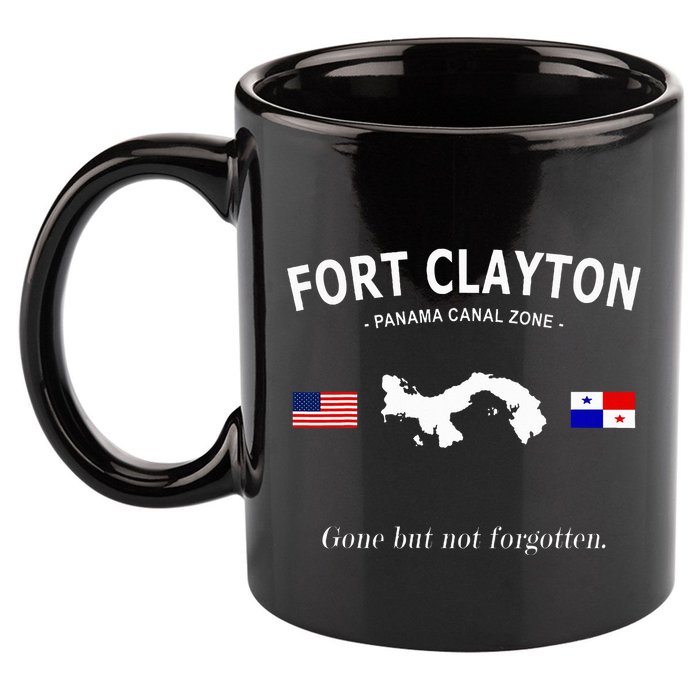 Fort Clayton Panama Canal Zone 11oz C Handle Ceramic Mug