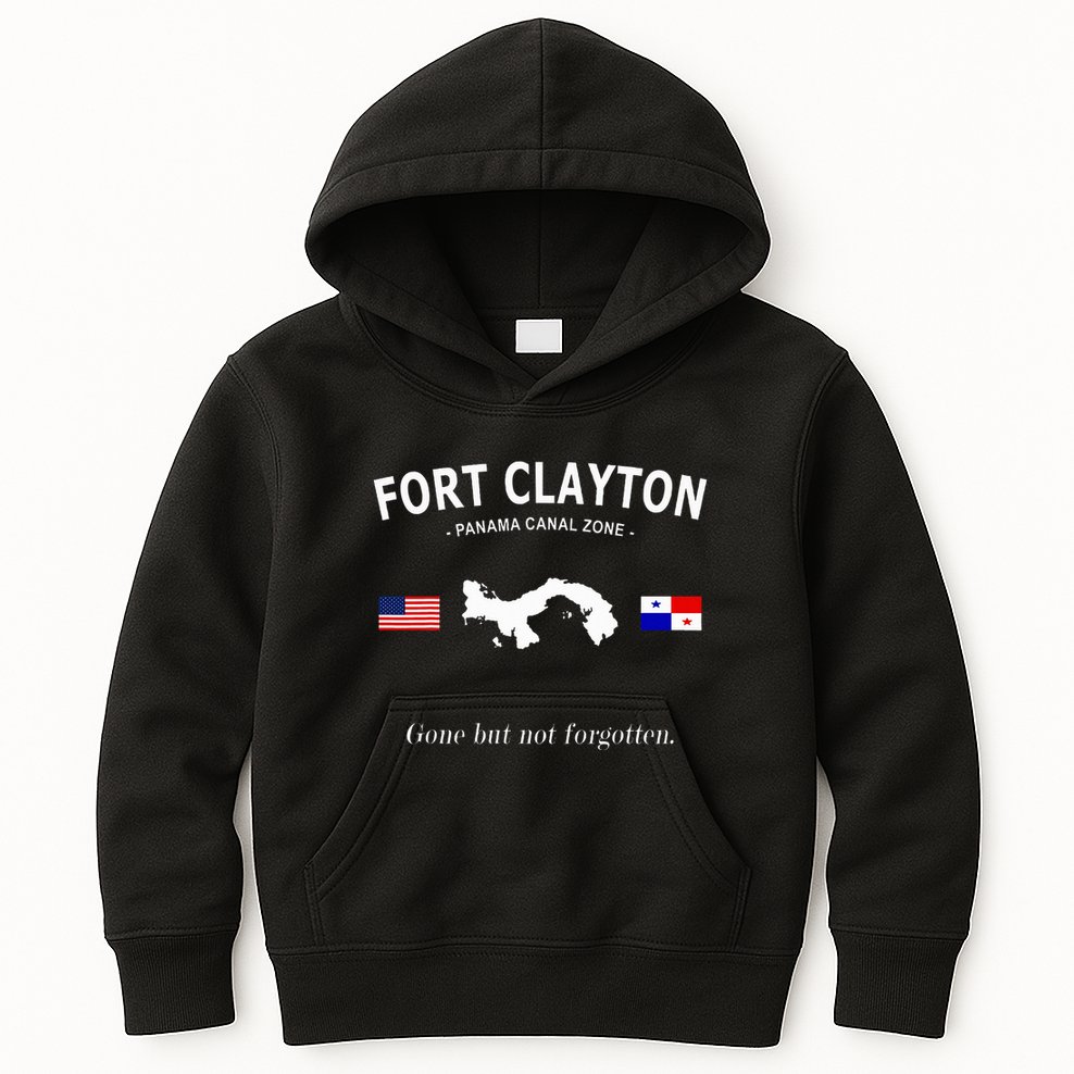 Fort Clayton Panama Canal Zone Kids Hoodie