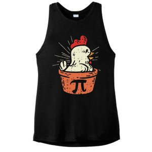 Funny Chicken Pot Pi Day Pie Math Lover Geek Gift 3.14 Ladies PosiCharge Tri-Blend Wicking Tank