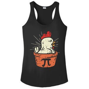 Funny Chicken Pot Pi Day Pie Math Lover Geek Gift 3.14 Ladies PosiCharge Competitor Racerback Tank