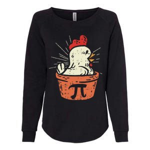 Funny Chicken Pot Pi Day Pie Math Lover Geek Gift 3.14 Womens California Wash Sweatshirt