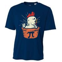 Funny Chicken Pot Pi Day Pie Math Lover Geek Gift 3.14 Cooling Performance Crew T-Shirt