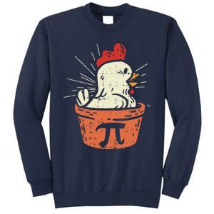 Funny Chicken Pot Pi Day Pie Math Lover Geek Gift 3.14 Sweatshirt