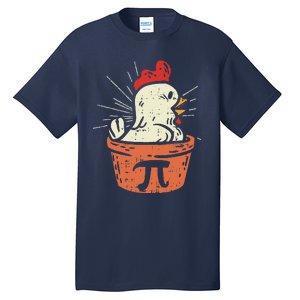 Funny Chicken Pot Pi Day Pie Math Lover Geek Gift 3.14 Tall T-Shirt