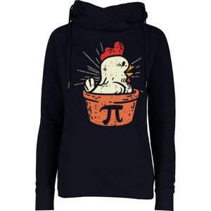 Funny Chicken Pot Pi Day Pie Math Lover Geek Gift 3.14 Womens Funnel Neck Pullover Hood