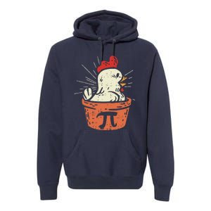 Funny Chicken Pot Pi Day Pie Math Lover Geek Gift 3.14 Premium Hoodie