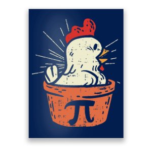 Funny Chicken Pot Pi Day Pie Math Lover Geek Gift 3.14 Poster