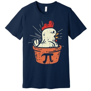 Funny Chicken Pot Pi Day Pie Math Lover Geek Gift 3.14 Premium T-Shirt