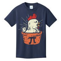 Funny Chicken Pot Pi Day Pie Math Lover Geek Gift 3.14 Kids T-Shirt