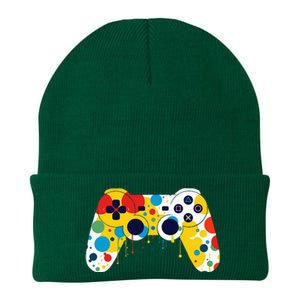 Funny Colourful Polka Dot International Dot Day Video Game Knit Cap Winter Beanie