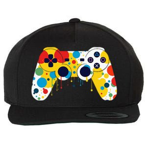 Funny Colourful Polka Dot International Dot Day Video Game Wool Snapback Cap