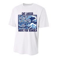 Funny Cat President 2024 Performance Sprint T-Shirt