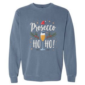 Festive Cheer: Prosecco Ho Ho! Cool Gift Garment-Dyed Sweatshirt