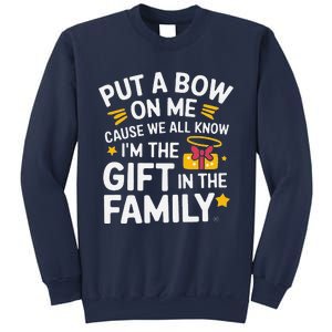 Funny Christmas Put A Bow On Me Christmas Sweatshirt