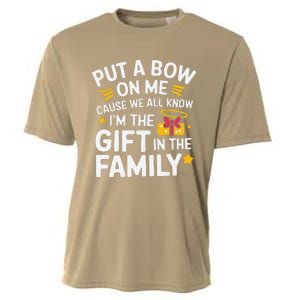 Funny Christmas Put A Bow On Me Christmas Cooling Performance Crew T-Shirt