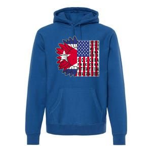 Free Cuba Patria Gift America Cuba Flag Sunflower Gift Sos Cuba Meaningful Gift Premium Hoodie