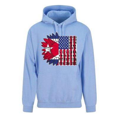 Free Cuba Patria Gift America Cuba Flag Sunflower Gift Sos Cuba Meaningful Gift Unisex Surf Hoodie