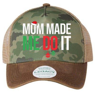 Family Christmas Pajamas Matching Mom Made Me Do It Legacy Tie Dye Trucker Hat