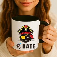 Funny Cat Pi Day Pirate Happy Pi Day Gift Mug