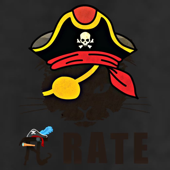 Funny Cat Pi Day Pirate Happy Pi Day Gift Large Microfiber Waffle Golf Towel