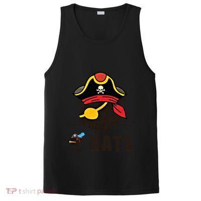 Funny Cat Pi Day Pirate Happy Pi Day Gift PosiCharge Competitor Tank