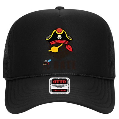 Funny Cat Pi Day Pirate Happy Pi Day Gift Trucker Hat