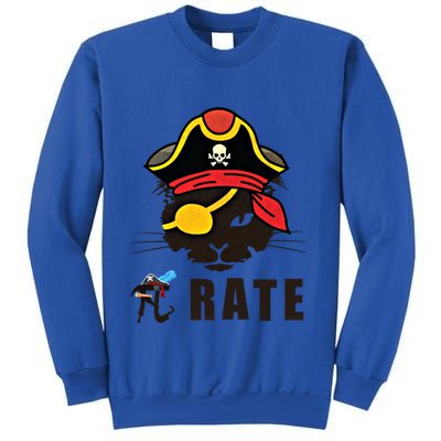 Funny Cat Pi Day Pirate Happy Pi Day Gift Sweatshirt