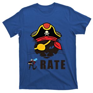 Funny Cat Pi Day Pirate Happy Pi Day Gift T-Shirt